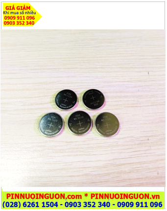 FDK ML1220, Pin sạc 3v lithium FDK ML1220 chính hãng, Xuất xứ NHẬT (Made in Japan)